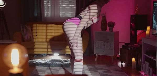 Black stud pummeling Kenia Queens sweet tight coochie